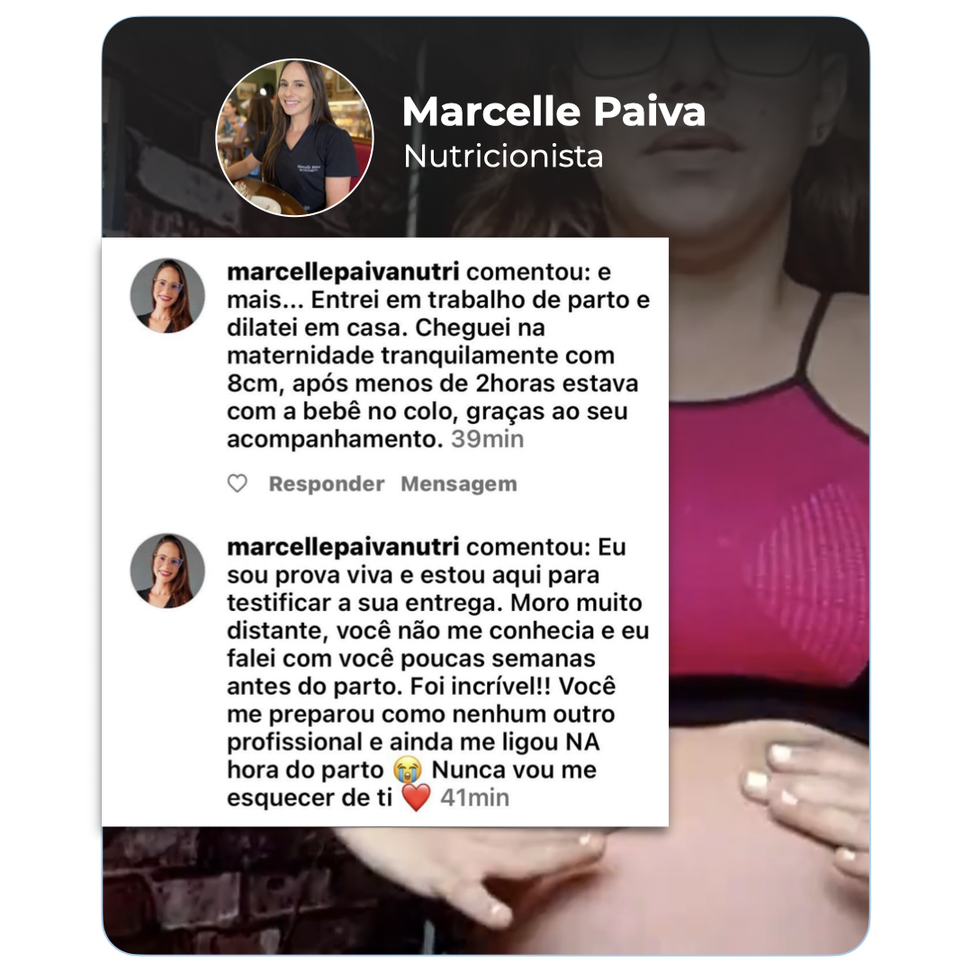 Depoimento de aluna Treina Mamãe
