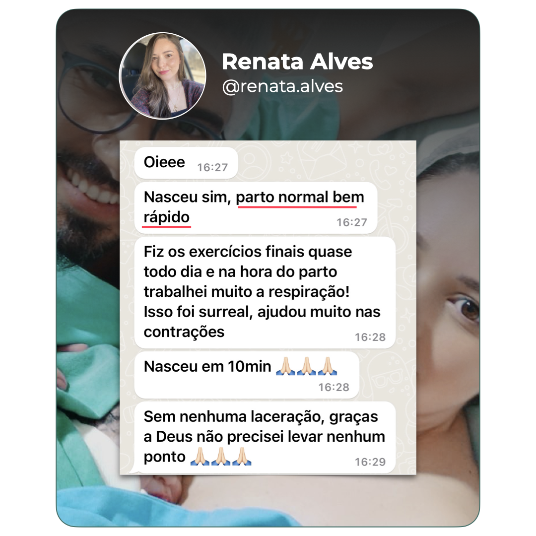 Depoimento de aluna Treina Mamãe